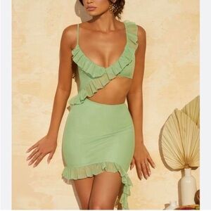 Oh Polly Green Dress 💚